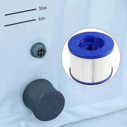 JOORRT Lot De 4 Cartouches Filtrantes De Rechange Pour Spa Hot Tub/Clever Spa - Avec Filetage à Vis - Pour Spa-N1407535/filtre Pour Mspa,Pour Spa Pool Filtre Kit D'entretien 7 JOORRT Lot De 4 Cartouches Filtrantes De Rechange Pour Spa Hot Tub/Clever Spa - Avec Filetage à Vis - Pour Spa-N1407535/filtre Pour Mspa,Pour Spa Pool Filtre Kit D'entretien -Pompe et filtre de piscine Soldes 60667911 3