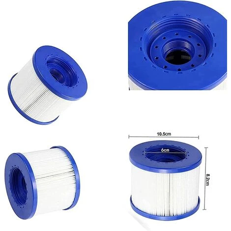 JOORRT Lot De 4 Cartouches Filtrantes De Rechange Pour Spa Hot Tub/Clever Spa - Avec Filetage à Vis - Pour Spa-N1407535/filtre Pour Mspa,Pour Spa Pool Filtre Kit D'entretien 5 JOORRT Lot De 4 Cartouches Filtrantes De Rechange Pour Spa Hot Tub/Clever Spa - Avec Filetage à Vis - Pour Spa-N1407535/filtre Pour Mspa,Pour Spa Pool Filtre Kit D'entretien – Image 5