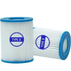 JOORRT Lot De 2 Cartouches Filtrantes Piscine Pour Bestway II, Taille 2, Filtre Pour Piscine Type 2