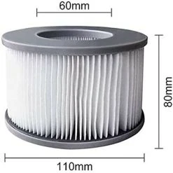 JOORRT Lot De 4 Cartouches Filtrantes De Rechange, Pour Les Mspa Whirlpool, Les Spa Chauds Et Autres Piscines Gonflables -Pompe et filtre de piscine Soldes 60668012 5