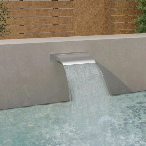 FIMEI Fontaine De Piscine Argenté 45x9x26 Cm Acier Inoxydable 1 FIMEI Fontaine De Piscine Argenté 45x9x26 Cm Acier Inoxydable