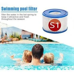 DECKON Lot De 4 Cartouches De Rechange S1 Pour Filtre De Piscine Intex 29001 - Pour Jardin Extérieur Type S1 PureSpa Easy Set - Cartouches Pour Filtre à Jacuzzi - Filtre S1 -Pompe et filtre de piscine Soldes 60684280 4