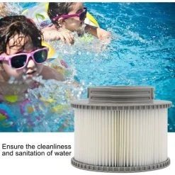 BENOBBY KIDS Cartouche Filtrante 2 Pièces Pour Spa MSpa FD2089, Filtre à Eau De Rechange Pour Piscines Gonflables -Pompe et filtre de piscine Soldes 60721072 4