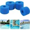 FUHUIDATRADING Éponge Filtrante Type A, Lot De 4 Filtres De Piscine, Filtre Éponge Cartouche, Mousse Pour Filtre Piscine, Réutilisables Et Lavables, Pour Spa, Piscine