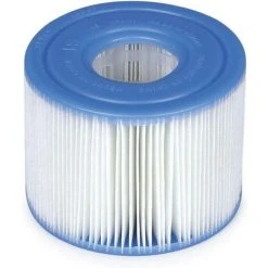 BENOBBY KIDS Type S1 PureSpa Easy Set Pool Spa Hot Tub Filter Replacement Cartridges (6 Filters), Blue And White 107*73mm 43mm
