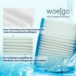 CLEGGFR 12PCS Cartouches Filtrantes Pour Piscine De Type VI Pour Bestway Taille 6 58323,LO-Ron -Pompe et filtre de piscine Soldes 63521707 3