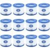 GroupM 12 Pièces Filtre Pompe Gonflable Source Chaude Piscine élément Filtrant Accessoires De Remplacement élément Filtrant