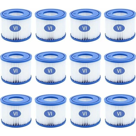 GroupM 12 Pièces Filtre Pompe Gonflable Source Chaude Piscine élément Filtrant Accessoires De Remplacement élément Filtrant 1 GroupM 12 Pièces Filtre Pompe Gonflable Source Chaude Piscine élément Filtrant Accessoires De Remplacement élément Filtrant