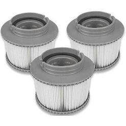 LYCXAMES Cartouches De Filtre De Piscine, Filtre Cartouches De Rechange De Filtre MSpa Pour Baignoire, Spa, Piscine (3pcs)