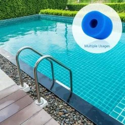 AOUGO Lot De 4 Cartouches De Mousse De Filtre De Piscine Compatibles Avec Intex S1 Type Cartouche De Filtre En Mousse Lavable Réutilisable Cartouche De Filtre En Mousse éponge Cartouche De Filtre De Piscine Cartouche En Mousse éponge, Bleu 9 AOUGO Lot De 4 Cartouches De Mousse De Filtre De Piscine Compatibles Avec Intex S1 Type Cartouche De Filtre En Mousse Lavable Réutilisable Cartouche De Filtre En Mousse éponge Cartouche De Filtre De Piscine Cartouche En Mousse éponge, Bleu -Pompe et filtre de piscine Soldes 63947873 5