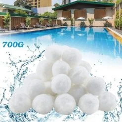 TINOR Filtre Balls 700 G Remplace 25 Kg De Sable Filtrant, Balles Filtrantes Pour Piscine, Pompe De Filtration, Filtre à Sable D'aquarium.(700g)