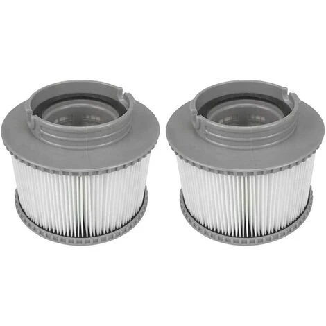 LYCXAMES Lot De 2 Cartouches Filtrantes Pour Piscine, Accessoires De Filtre De Nettoyage De Piscine Gonflable De Rechange Pour Spa, Cartouche De Filtre Antimicrobienne Pour Spa Facile à Installer 1 LYCXAMES Lot De 2 Cartouches Filtrantes Pour Piscine, Accessoires De Filtre De Nettoyage De Piscine Gonflable De Rechange Pour Spa, Cartouche De Filtre Antimicrobienne Pour Spa Facile à Installer