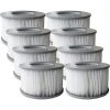 FUHUIDATRADING Lot De 8 Cartouches Filtrantes De Rechange Pour Piscine Gonflable Mspa, Jacuzzi