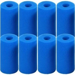 8 Pièces Éponge Filtrante Type S1, Cartouche De Filtre En Mousse, Mousse Pour Filtre Piscine, Réutilisables Et Lavables, Filtre En Mousse Pour Spa, Piscine, Jacuzzi(20*10*4cm) 56Vingt