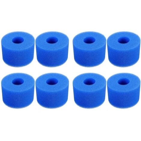 8 Pièces Éponge Filtrante Type S1, Cartouche De Filtre En Mousse, Mousse Pour Filtre Piscine, Réutilisables Et Lavables, Filtre En Mousse Pour Spa, Piscine, Jacuzzi 56Vingt 1 8 Pièces Éponge Filtrante Type S1, Cartouche De Filtre En Mousse, Mousse Pour Filtre Piscine, Réutilisables Et Lavables, Filtre En Mousse Pour Spa, Piscine, Jacuzzi 56Vingt