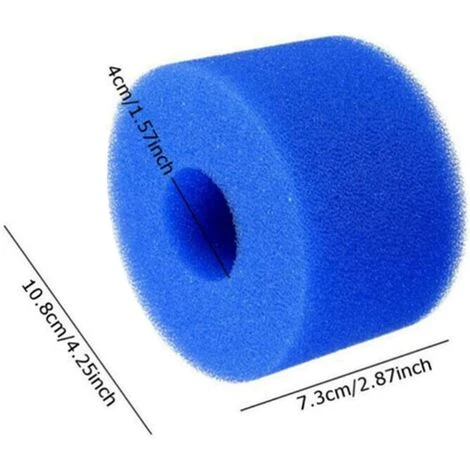 8 Pièces Éponge Filtrante Type S1, Cartouche De Filtre En Mousse, Mousse Pour Filtre Piscine, Réutilisables Et Lavables, Filtre En Mousse Pour Spa, Piscine, Jacuzzi 56Vingt 2 8 Pièces Éponge Filtrante Type S1, Cartouche De Filtre En Mousse, Mousse Pour Filtre Piscine, Réutilisables Et Lavables, Filtre En Mousse Pour Spa, Piscine, Jacuzzi 56Vingt – Image 2