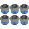 ZOLGINAH Remplacement Des Filtres Pour Piscine, Hotsubbs Et Spas Cartouches De Filtres De Piscine Pour Filtre Spa, Pompe à Cartouche Filtrante Pour MSPA FD2089 (6 Filtres Édition Améliorée)