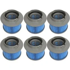 ZOLGINAH Remplacement Des Filtres Pour Piscine, Hotsubbs Et Spas Cartouches De Filtres De Piscine Pour Filtre Spa, Pompe à Cartouche Filtrante Pour MSPA FD2089 (6 Filtres Édition Améliorée)