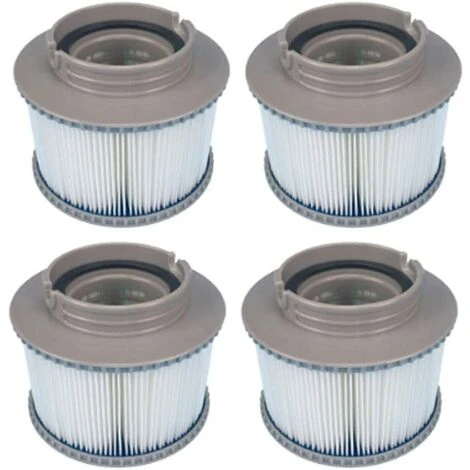 EINEMGELD Lot De 4 Filtres De Rechange Pour MSpa FD2089, Cartouche De Filtre Pour Piscine Et Spa 1 EINEMGELD Lot De 4 Filtres De Rechange Pour MSpa FD2089, Cartouche De Filtre Pour Piscine Et Spa