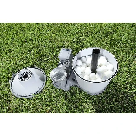 MEZHENG Boule Filtrante Piscine, Boule Filtrante Réutilisable, Boule Filtrante Pour Piscine, Filtre à Sable, Filtration D'eau 2 MEZHENG Boule Filtrante Piscine, Boule Filtrante Réutilisable, Boule Filtrante Pour Piscine, Filtre à Sable, Filtration D'eau – Image 2