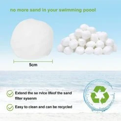 MEZHENG Boule De Filtre De Système De Filtre à Sable, Boule De Filtre De Piscine