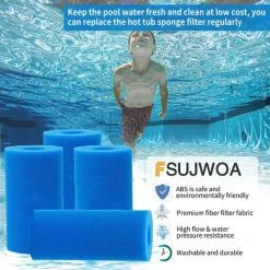 JUNJUN Éponge Filtrante De Type A, Filtre Éponge De Type A, Filtre En Mousse De Piscine Filtre À Cartouche Éponge Lavable Pour Piscine (2 Pièces) -Pompe et filtre de piscine Soldes 66369841 3