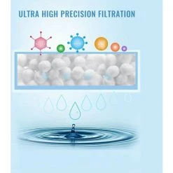 ECHOO 700g / 8L Boules De Filtre De Piscine, Balles Filtrantes,Média Filtre à Fibres Pour Piscine Filtres à Sable Filtrage De L'eau,Écologique, Léger Et Durable -Pompe et filtre de piscine Soldes 66647021 5