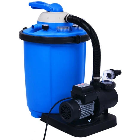 LES TENDANCES Pompe De Filtration à Sable Avec Minuterie 550W 50 Litres 3 LES TENDANCES Pompe De Filtration à Sable Avec Minuterie 550W 50 Litres – Image 3