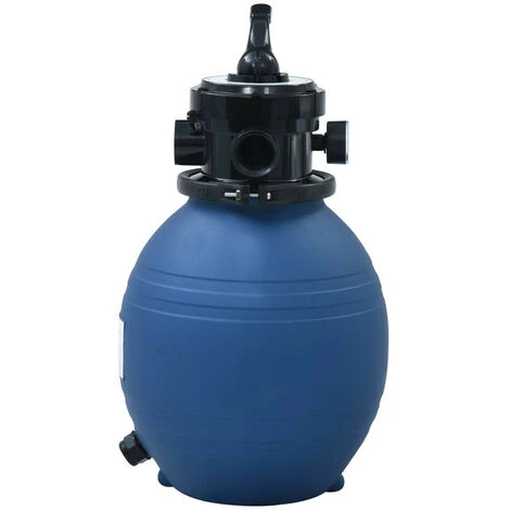 LES TENDANCES Filtre à Sable Pour Piscine Avec Vanne 4 Positions Bleu 300 Mm 2 LES TENDANCES Filtre à Sable Pour Piscine Avec Vanne 4 Positions Bleu 300 Mm – Image 2
