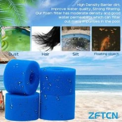 KARTOKNER Lot De 4 Filtres De Piscine En Mousse Filtre Pour Intex Type S1 - Filtre En Mousse Pour Spa, Piscine - Réutilisables Et Lavables - éponge De Filtration De Type S1 9 KARTOKNER Lot De 4 Filtres De Piscine En Mousse Filtre Pour Intex Type S1 - Filtre En Mousse Pour Spa, Piscine - Réutilisables Et Lavables - éponge De Filtration De Type S1 -Pompe et filtre de piscine Soldes 67167210 5