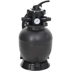 TRUE DEAL Filtre à Sable De Piscine Avec Vanne 6 Voies Noir 8 TRUE DEAL Filtre à Sable De Piscine Avec Vanne 6 Voies Noir -Pompe et filtre de piscine Soldes 67298089 4