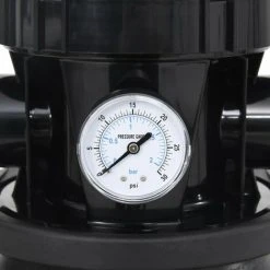 TRUE DEAL Filtre à Sable De Piscine Avec Vanne 6 Voies Noir 9 TRUE DEAL Filtre à Sable De Piscine Avec Vanne 6 Voies Noir -Pompe et filtre de piscine Soldes 67298089 5