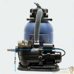 LEPOISSONQUIJARDINEFR Filtre à Sable Avec Pompe, Pour Piscines Hors Sol, Vanne 5 Voies - Bleu 8 LEPOISSONQUIJARDINEFR Filtre à Sable Avec Pompe, Pour Piscines Hors Sol, Vanne 5 Voies - Bleu -Pompe et filtre de piscine Soldes 6741154 4