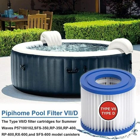 TANèTUE Cartouche Filtrante De Piscine Type VII & D, Cartouche Filtrante Type D/VII Pour Bestway, Pour Cartouche Filtrante Intex Type D, Pour Pompe De Piscine SFS 350, SFS 600, RP 350, RX 600 (2 Pièces) 5 TANèTUE Cartouche Filtrante De Piscine Type VII & D, Cartouche Filtrante Type D/VII Pour Bestway, Pour Cartouche Filtrante Intex Type D, Pour Pompe De Piscine SFS 350, SFS 600, RP 350, RX 600 (2 Pièces) – Image 5