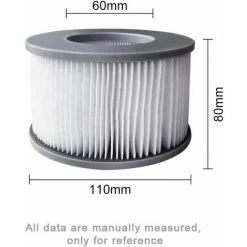 TANèTUE Lot De 2 Filtres De Rechange Pour Mspa FD2089 - Pompe à Cartouche Pour Piscines, Sous-Marins Chauds Et Spa 6 TANèTUE Lot De 2 Filtres De Rechange Pour Mspa FD2089 - Pompe à Cartouche Pour Piscines, Sous-Marins Chauds Et Spa -Pompe et filtre de piscine Soldes 67428471 2