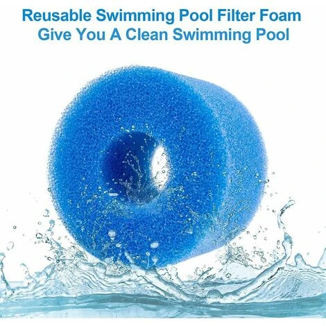 Cisea Éponge Filtrante Type S1 Filtres De Piscine En Mousse, 6 Pièces Cartouche Filtrante RéUtilisable Et Lavable Pour Intex Type S1 Pour Piscine, Aquarium, Jacuzzi Spa 3 Cisea Éponge Filtrante Type S1 Filtres De Piscine En Mousse, 6 Pièces Cartouche Filtrante RéUtilisable Et Lavable Pour Intex Type S1 Pour Piscine, Aquarium, Jacuzzi Spa – Image 3
