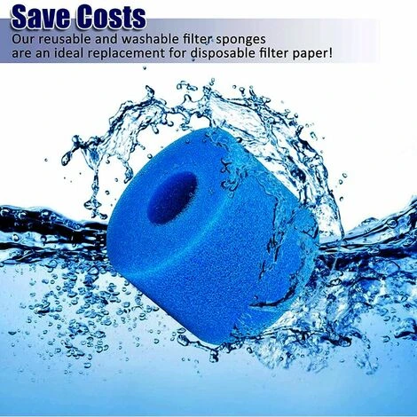 QERSTA 4 Pièces Éponge Filtrante Type S1, Cartouche De Filtre En Mousse, Mousse Pour Filtre Piscine, Réutilisables Et Lavables, Filtre En Mousse Pour Spa, Piscine, Jacuzzi 5 QERSTA 4 Pièces Éponge Filtrante Type S1, Cartouche De Filtre En Mousse, Mousse Pour Filtre Piscine, Réutilisables Et Lavables, Filtre En Mousse Pour Spa, Piscine, Jacuzzi – Image 5
