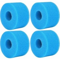 4PCSéponge Filtrante Type S1, Cartouche De Filtre En Mousse, Mousse Pour Filtre Piscine, Réutilisables Et Lavables, Filtre En Mousse Pour Spa, Piscine, Jacuzzi,Tanètue