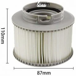 YIDOMDE 2PCS Filtre Cartouche MSPA FD2089 Spa Spas Partie Tamis De Remplacement Gonflable Piscine Outil Universel Rond -Pompe et filtre de piscine Soldes 68069965 2