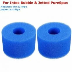 ENLENK Éponge Filtrante Type S1 Filtres De Piscine En Mousse, Cartouche Filtrante RéUtilisable Pour Intex Type S1, Mousse Pour Piscine, Aquarium, Spa(4 Pièces) -Pompe et filtre de piscine Soldes 68146076 3