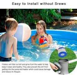 BRIDAY Filtre Filtre VI Pour Bestway, Filtre De Bain à Remous, Filtre De Piscine Pour Paris, 2 Filtres -Pompe et filtre de piscine Soldes 68146609 4