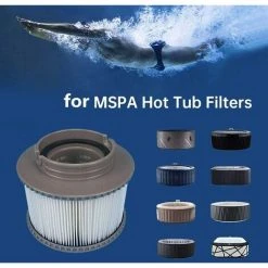 BRIDAY 2 Filtres De Rechange Pour MSPA FD2089, Pompes à Cartouche Pour Tous Les Spas Actuels -Pompe et filtre de piscine Soldes 68146610 4