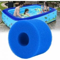 ECHOO 8 Pièces Éponge Filtrante Type S1, Cartouche De Filtre En Mousse, Mousse Pour Filtre Piscine, Réutilisables Et Lavables, Filtre En Mousse Pour Spa, Piscine, Jacuzzi -Pompe et filtre de piscine Soldes 68254084 5