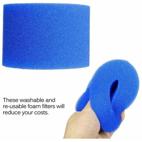 ECHOO Éponge Filtrante Type S1 Filtres De Piscine En Mousse, Cartouche Filtrante RéUtilisable Pour Intex Type S1, Mousse Pour Piscine, Aquarium, Spa(4 Pièces) 5 ECHOO Éponge Filtrante Type S1 Filtres De Piscine En Mousse, Cartouche Filtrante RéUtilisable Pour Intex Type S1, Mousse Pour Piscine, Aquarium, Spa(4 Pièces) – Image 5
