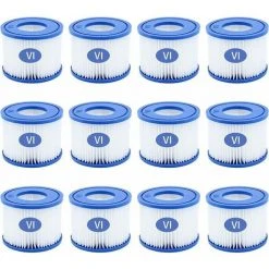 12 Pièces Filtre Pompe Gonflable Source Chaude Piscine élément Filtrant Accessoires De Remplacement élément Filtrant HANBING