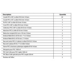 ASTRALPOOL Kit Pvc Ø 50 Mm Pour Piscine -Pompe et filtre de piscine Soldes 7447629 4
