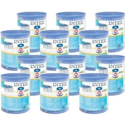 12 Cartouches De Filtration H - Intex - Blanc